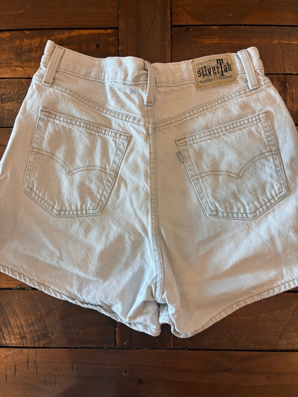 Levi's Light Blue Denim Jean Shorts